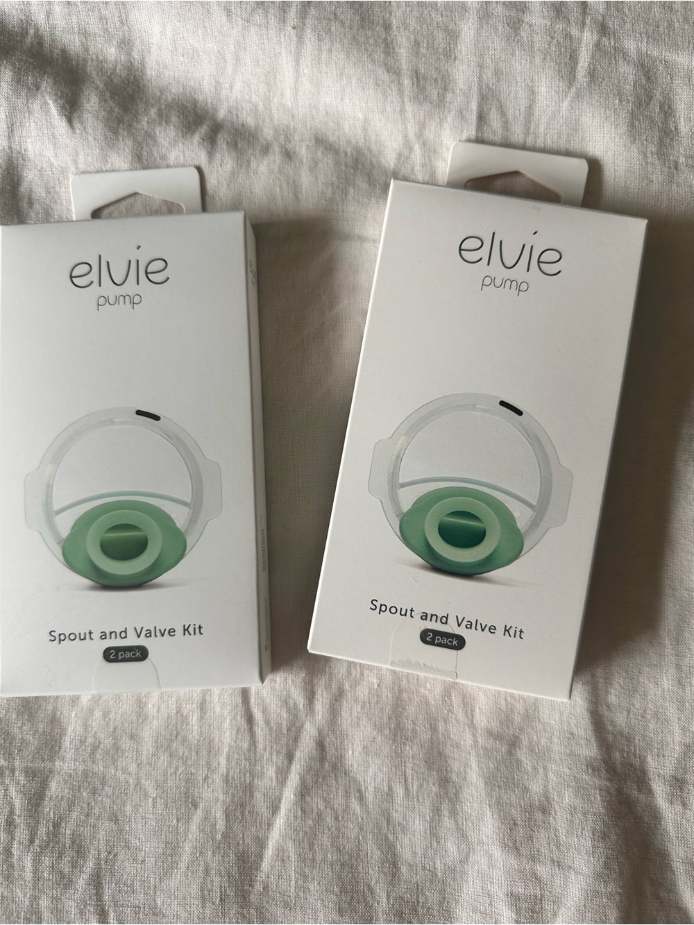 2 Elvie spout and valve kit (2-pack)